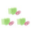 18X  Self Grip Lockenwickler Cling DIY 3Cm 1
