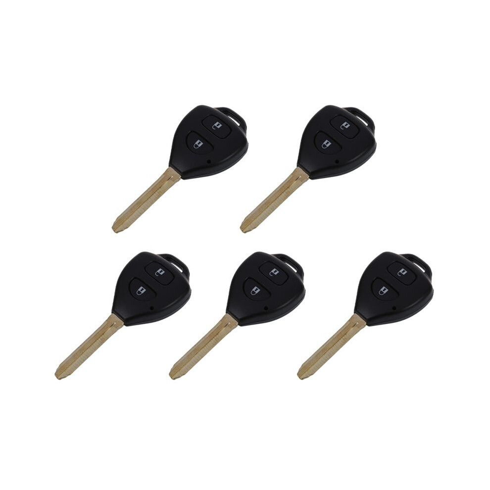 5X 2 Button Shell Key Plip Remote Key For Camry Hilux Tarago Prado 6032936268852