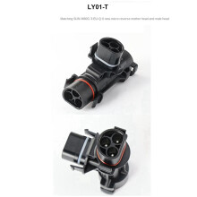 3X Solar PV Connector Plug Waterproof IP68 4000V 40A for Solar PV System Panel Parallel Protection Kit LY01-T