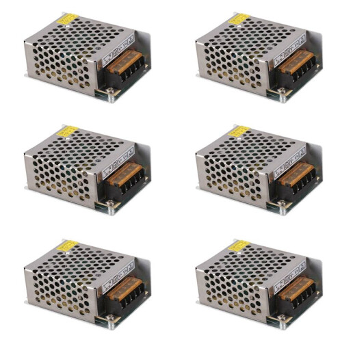 6X AC -  5V 6A per Display A LED Regolamentato Convertitore Alimentatore Switching
