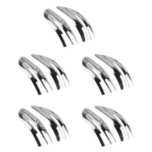 10Pcs Chrome Rearview Side Mirror Stripe Cover Trim for CR-V CRV 2017-2019