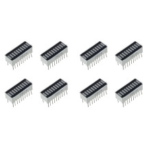 8X 10 Segment Red LED Bar-Graph Display
