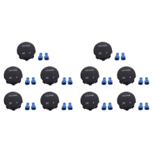 10X Universal Digital Monitor Voltmeter Wasserdichter Spannungsmesser Led Blau für  12V-24V Auto Motorrad Auto Lkw