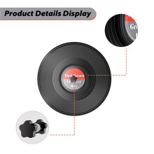6pcs 12 Inch EP LP Vinyl Record Label Cleaning Protective Sleeve Protector Waterproof Label Sleeve Record Holder