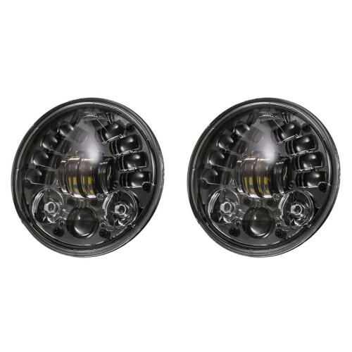 2X Farol de LED Universal de 5,75 Polegadas 5 3/4 de Polegada LED DRL Hi/Lo 36W Feixe Luz de Luz de Luz Diurna para Motocicleta