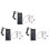 3X EQ-505 Guitar Sadel Pickup 3 Bands EQ Equalizer VäNsterhands Akustisk Gitarr Preamp System Equalizer Piezo 2