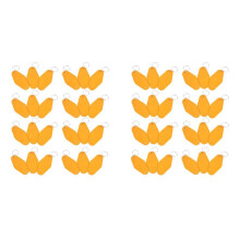 48 Pcs Vintage Motel Keychain DIY Blank Hotel Keychains Heat Transfer Blank Keychains Bulk Sublimation (Orange)