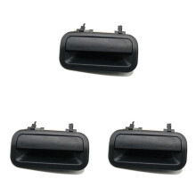 3X IZ1520106 Car Black Exterior Rear Left Door Handles Replacement for Rodeo Pickup 1998 1999 2000 2001 2002 2003