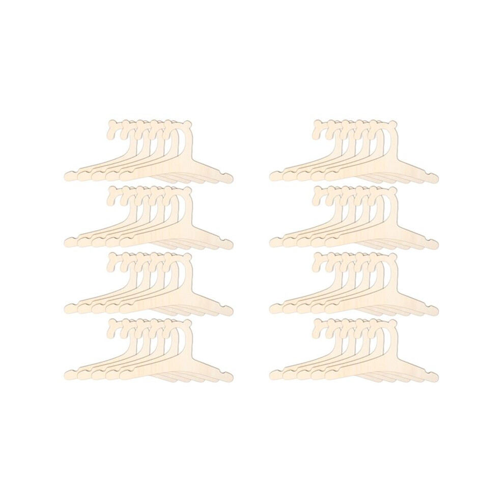 Wooden Kids Hangers, 40Pcs Baby Coat Hanger For Clothes 9In Kids Baby Toddler Children Wooden Hangers, For Clothes&Pants 6033231088497