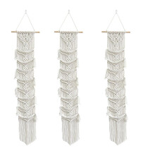 3X Cap Hanger-Boho Makramee Cap Holder Wall Hat Organizer für Baseball Cap Holder über Door, Hat Rack für Wall, Cap RackB