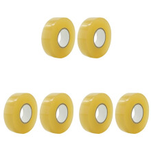 6Pack Hockey Tape Multipurpose Clear Shin Pad Sock Tape Roll Sports Gear 2.4cmx28M