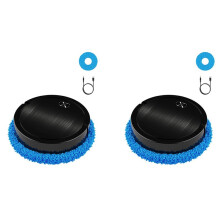 2X Robot de Nettoyage Intelligent Machine de Nettoyage Humide et Sec Domestique Machine de Nettoyage Rechargeable Portable Aspirateur-B