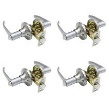 4X Door Handle Lock Entry Sliding Front Doors Entrance Keyed Locks Home Use for Bedroom Living Room Indoor Household