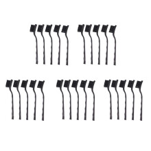 25 Pcs Black Non Slip Handle PCB Rework ESD Anti Static Dust Brush 17cm