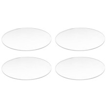 4X Transparent 3Mm Starker Spiegel Acryl Runde Scheibe Durchmesser: 70Mm