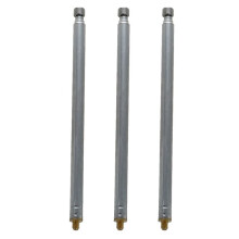 3st 13,6 Tum 345 mm FM Radio TV Teleskopisk Piska Antenn Antenn Silver Tone