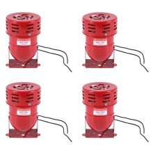 4X AC 220 V Rotes Metall Motorbetriebener Luftangriff Sirene Horn Alarm