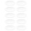 10X Transparent 3mm Thick Mirror Acrylic Round Disc Diámetro:100mm 1
