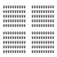 200Pcs M2.5 X 3mm Stainless Steel Hex Socket Set Grub Screws Headless Cup Point
