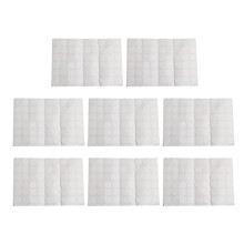 8X Kleiderschrank Schrank Selbstklebend Schraubenabdeckungen Kappen Aufkleber 54 in 1 Weiss