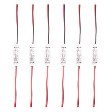 6X LED Dimmer 12A 12V-24V Fuer LED Strips Streifen Einfarbig Controller