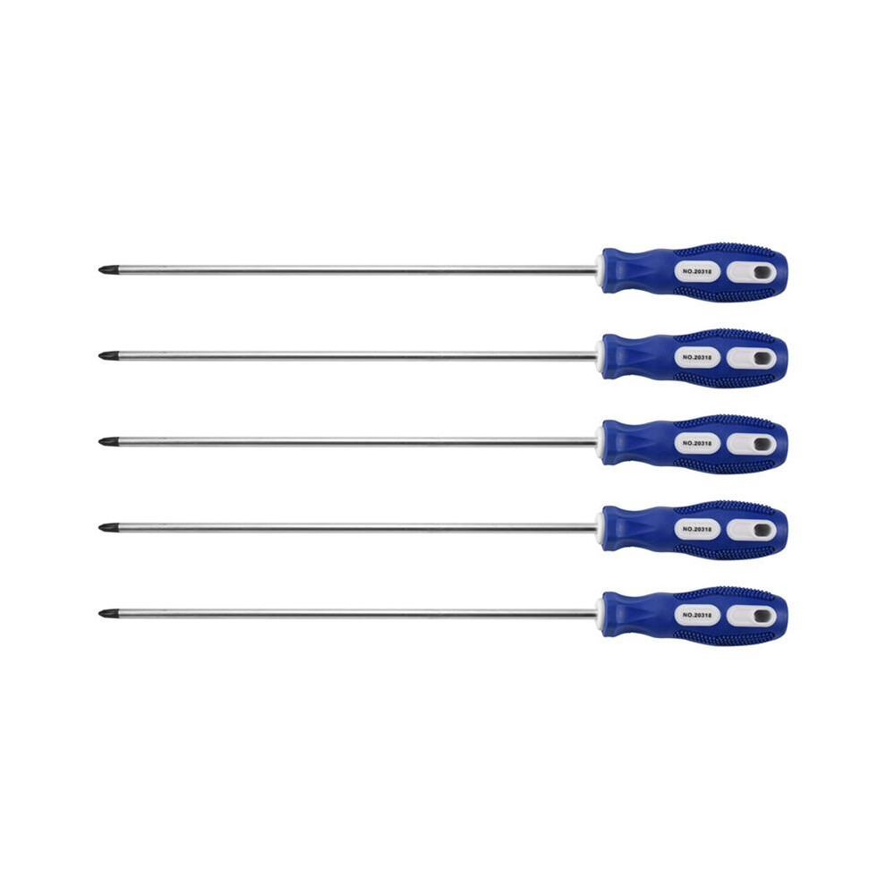 5Pcs 12 Inch Length Shank 6Mm Magnetic Tip Phillips Screwdriver 4711095239669