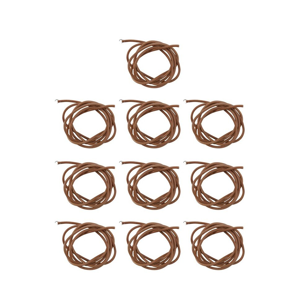 10Pcs 72 Inch 183 Cm Leather Belt Treadle Parts + Hook For Singer Sewing Machine 4711950796658