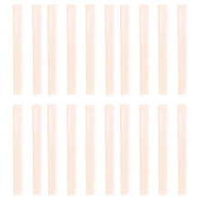 20 Pcs Spare Part Beige Plastic Bridge Saddle Nut for Classical Guitar