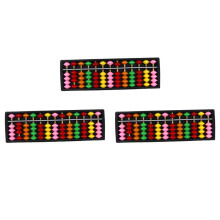 3X Portable Plastic Abacus Arithmetic Abacus Calculation Tool