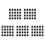 Rubber Anti Vibration Isolator Absorber Base Foot Pad 100Pcs Black 1