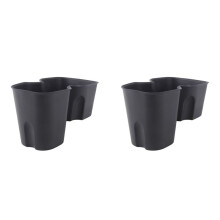 2X Black Car Water Cup Holder Storage Box Anti-Slip Fixed Beverage Holder for / for Seagull