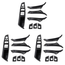 21 Uds Volante una la Derecha RHD para 5 Series F10 F11 Manija de la Puerta Interior del Coche Panel Interior Tirador Cubierta Embellecedora