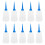 10X 250ml Clear White  Plastic Liquid Glue Applicator Bottle 1