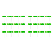 Marking Flags Flags for Lawn 60 Pack, PVC Small Flags,Marking Flags Lawn Flags, Garden Flags,Survey Flags,Green