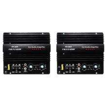 2X PA-60A 600W 12V Wzmacniacz Mocy Płyta do Domowego Wzmacniacza Audio Samochodowego S Potężny Bas Subwoofery Wzmacniacz do Mono Samochodów Modi
