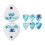 Gitarren-Pick-Beutel,-0,81 mm L blaue Flüssigkeit 1