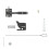 2X Self-Locking Gate  Carbon Steel Post Mounted Fence Gate  Heavy Duty Automatic Gravity Lever 1