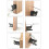 2X Self-Locking Gate  Carbon Steel Post Mounted Fence Gate  Heavy Duty Automatic Gravity Lever 5