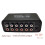 2X 5CH Audio Distributor Stereo Audio Mixer 1 Input 5 Output RCA Splitter for Power Amplifier Active Audio 5