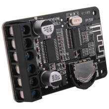 4X Tablero Amplificador de Potencia Estéreo de 20W Tablero Amplificador de Potencia Digital de Alta Potencia 12V / 24V XY-P15W Sin Carcasa