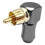 20 Uds. Conector RCA Conector de Audio Macho Codo de Ángulo Recto de 90 Grados Conector de Terminal de Altavoz para Soldar Cable de Vídeo 2