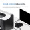 2X USB KVM  USB Shared Switcher 2 in 4 Out for Laptop PC Keyboard Mouse Printer USB  Hub Adapter USB 2.0 4