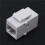 200Pcs RJ45 Connector  Jack Cat6 Extension Coupler Ethernet Network LAN Cat 6 Coupler Jacks Extend Adapter,White 8