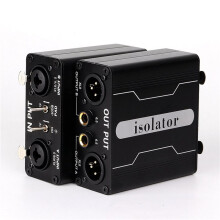 6X Aislador de Audio GX200 Mezclador de Doble Canal 6.5 XLR Aislador de Audio Mezclador de Ruido de Sonido Actual Micrófono Filtro de Tierra Común