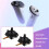 10St 3D Analog Joystick för Meta Quest3 VR Controller Thumbstick 3D Analog Joystick för Quest3 9