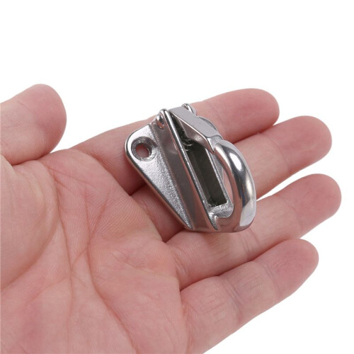 Marine Boat  Hooks Stainless Steel Spring Snap Type  Fending Hook Hanger 8 Pcs 2
