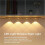 2X Under Cabinet Light LED Motion Sensor Light 3 Color Dimmable Wireless Under Counter Light Dimming Hill Light 7