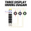 6X Din Rail Mount 3 Phase Ampere Meter  Modular Current Meter Gauge Indicator LED Digital Display Detector Ammeter 5