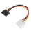 4X -Strom Buchse auf -Stecker-Adapter-Konverter-Kabel, 6-Zoll 2