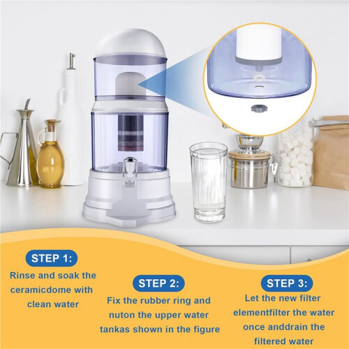 4Pc Replacement Ceramic Filter Magnetized Mineral Water Purifier Water Filter Ceramic Hemisphere Water Filters